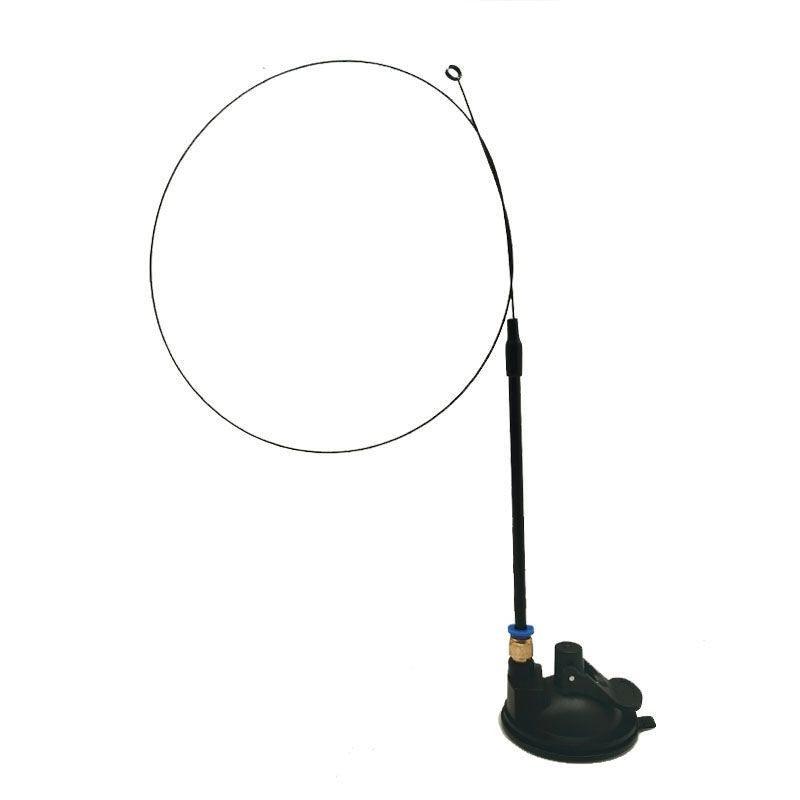 Feather Frenzy Cat Teaser: Extendable Steel Wire Rod With Suction Cup