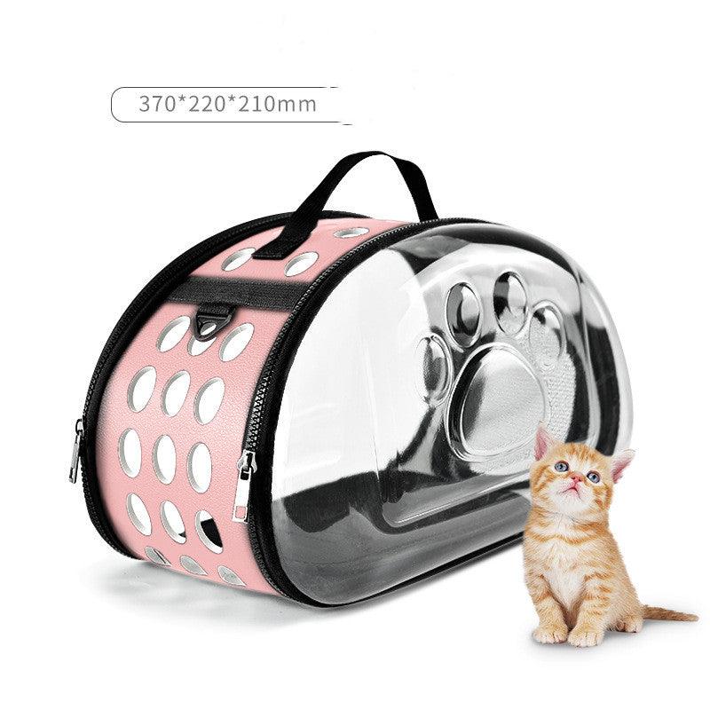 Portable Pet Carrier Bag: The Ultimate Foldable Travel Companion For Cats And Dogs