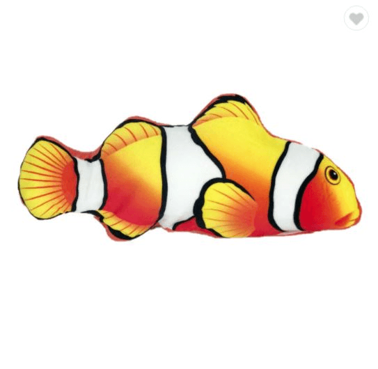 Interactive Usb Rechargeable Funny Cat Toy With Swinging Fish Motion