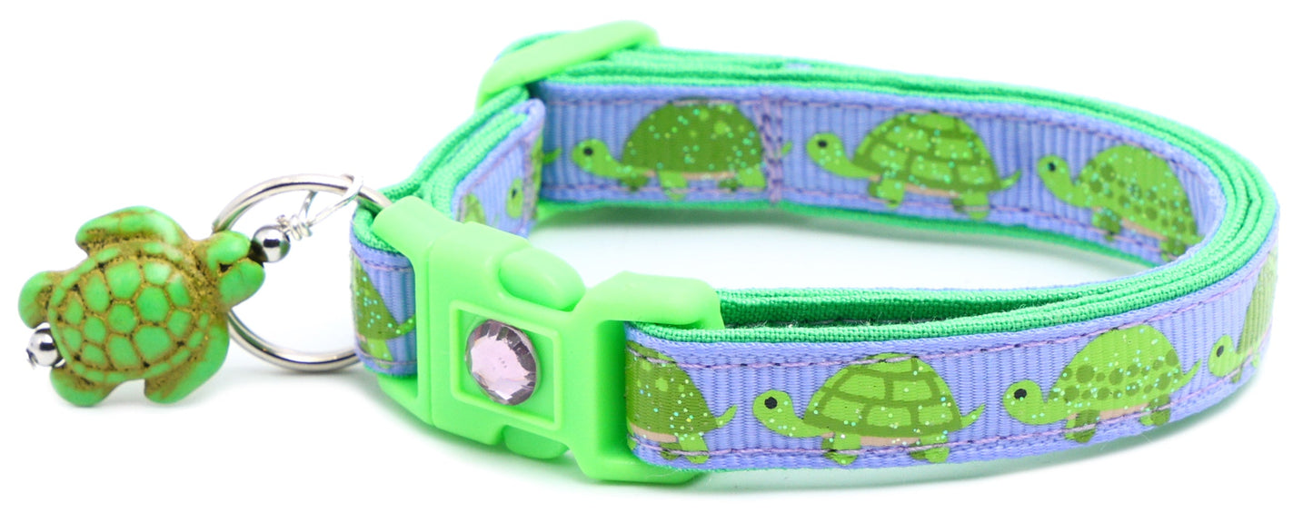 Turtle Breakaway Cat Collar