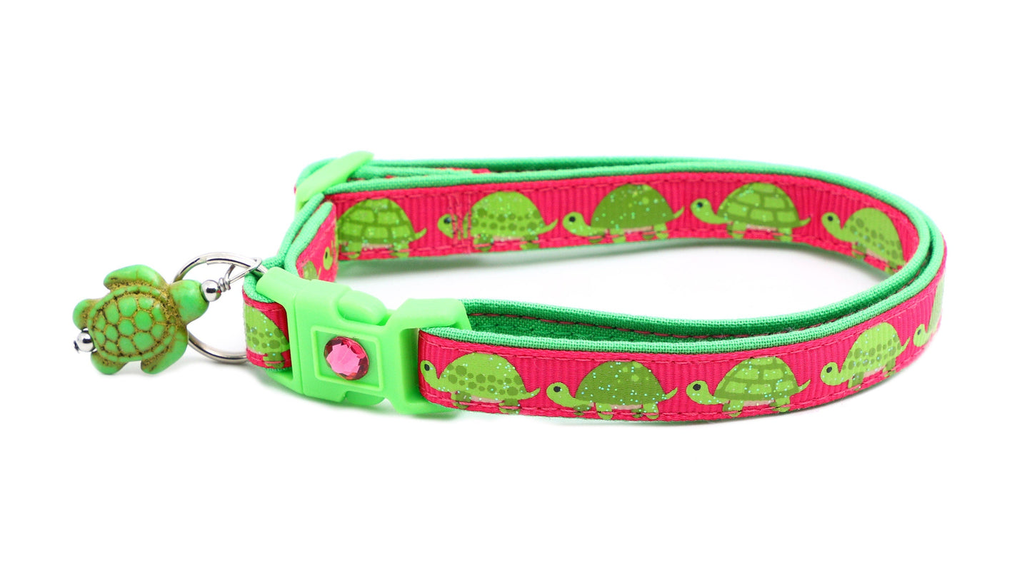 Turtle Breakaway Cat Collar