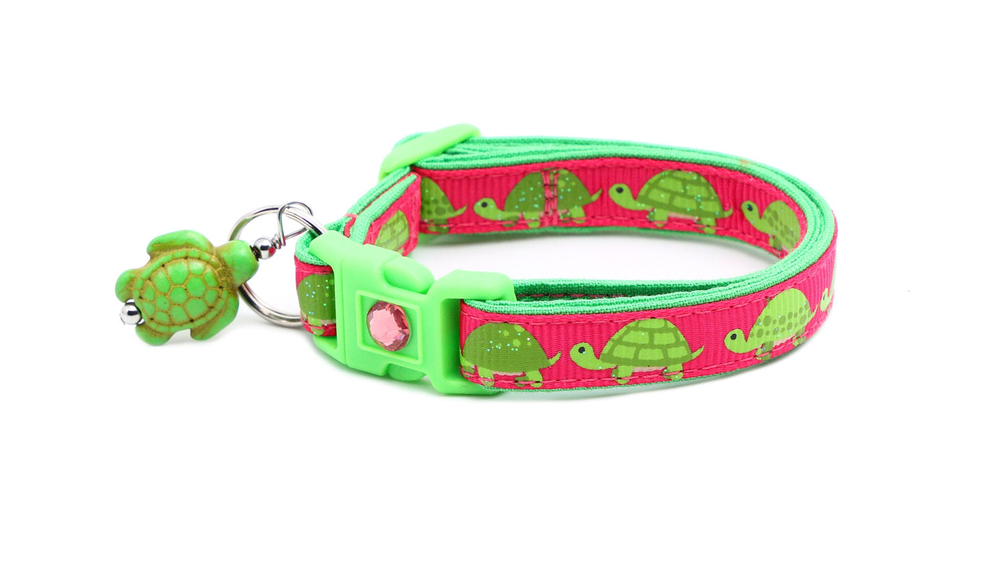 Turtle Breakaway Cat Collar