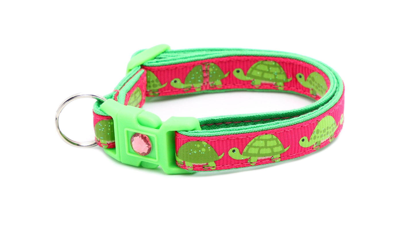Turtle Breakaway Cat Collar