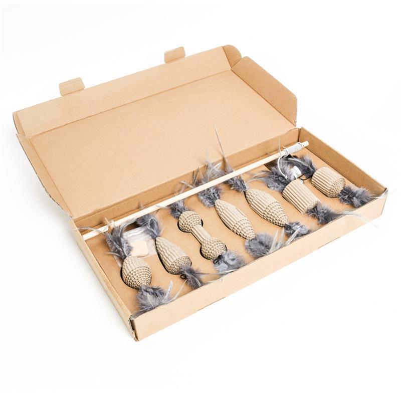 Feather Frenzy: 7-Piece Interactive Cat Toy Set