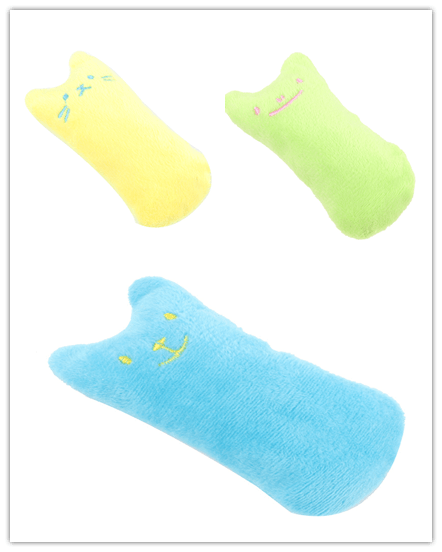 Interactive Catnip Cat Pillow Toy - Fun And Safe Pet Chew Toy To Reduce Boredom And Anxiety