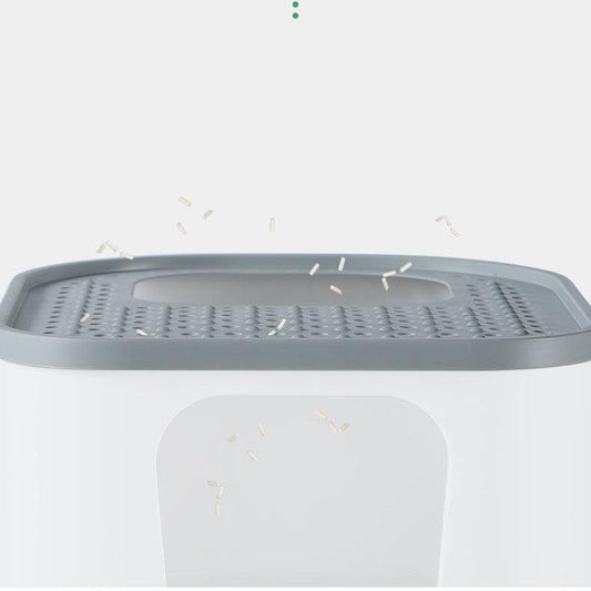 Splashguard Cat Litter Basin - Stylish And Practical Closed Design