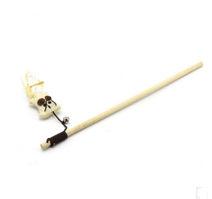 Whisker Whirligig: Handcrafted Solid Wood Cat Toy