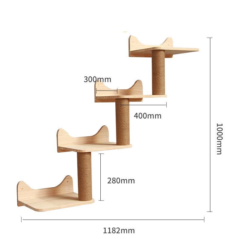 Ultimate Cat Adventure Tower: Multi-Level Climbing Post With Jumping Platforms And Sisal Scratching Board