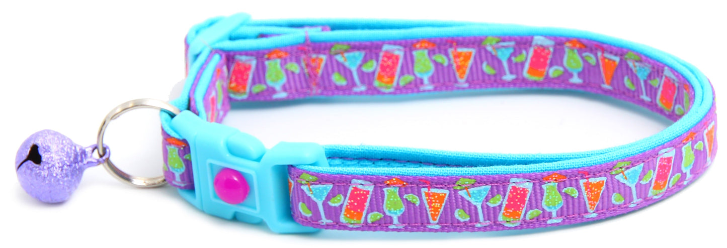 Tropical Cocktails Breakaway Cat Collar