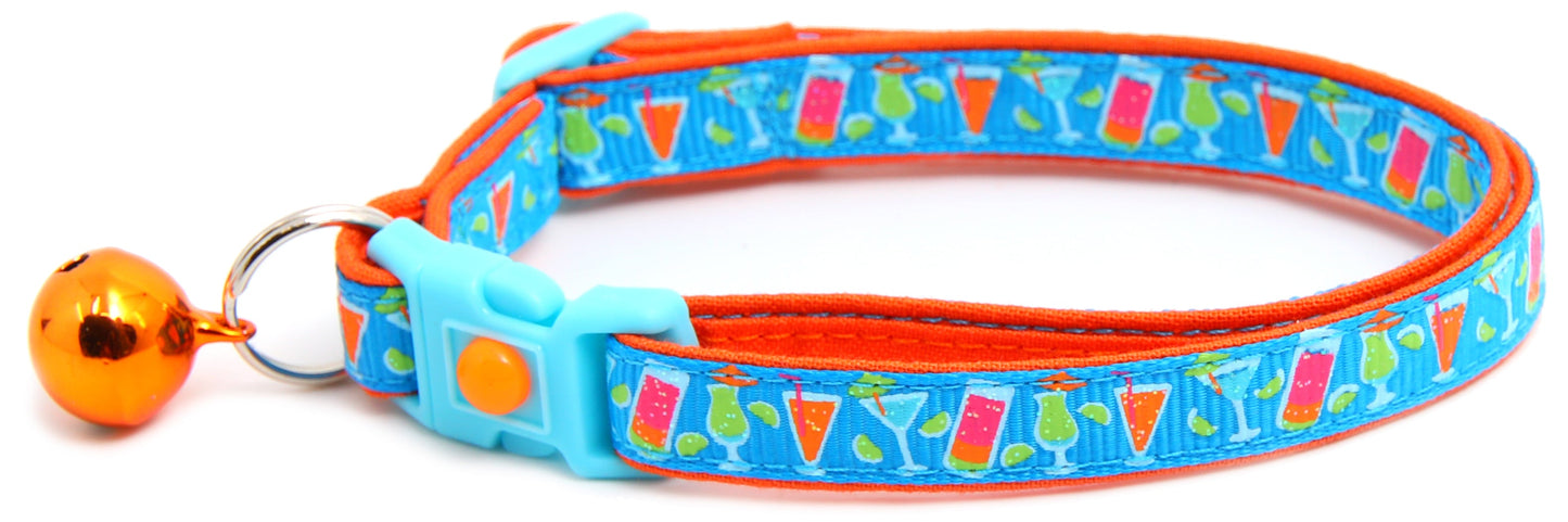 Tropical Cocktails Breakaway Cat Collar
