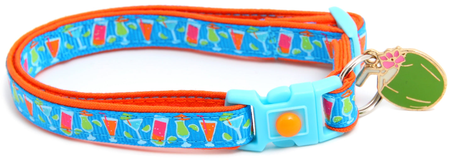 Tropical Cocktails Breakaway Cat Collar