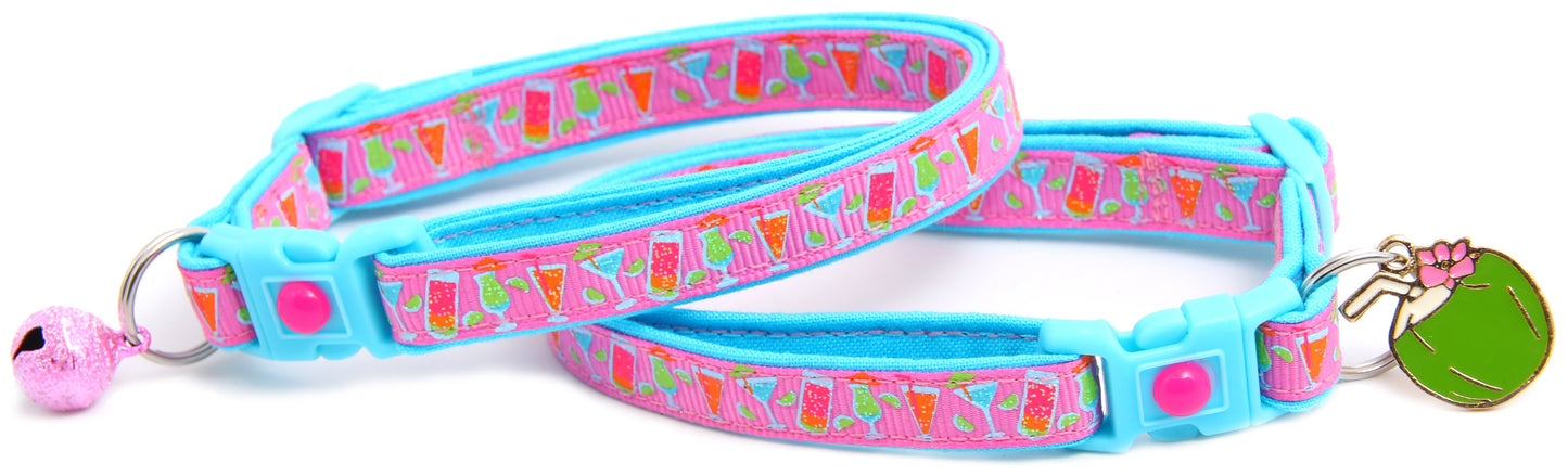 Tropical Cocktails Breakaway Cat Collar