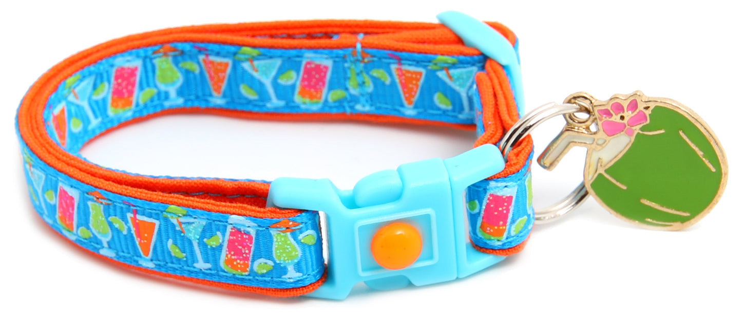 Tropical Cocktails Breakaway Cat Collar