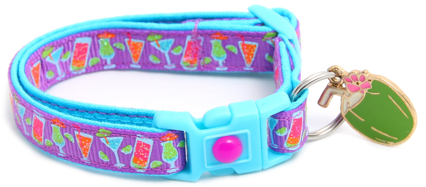 Tropical Cocktails Breakaway Cat Collar