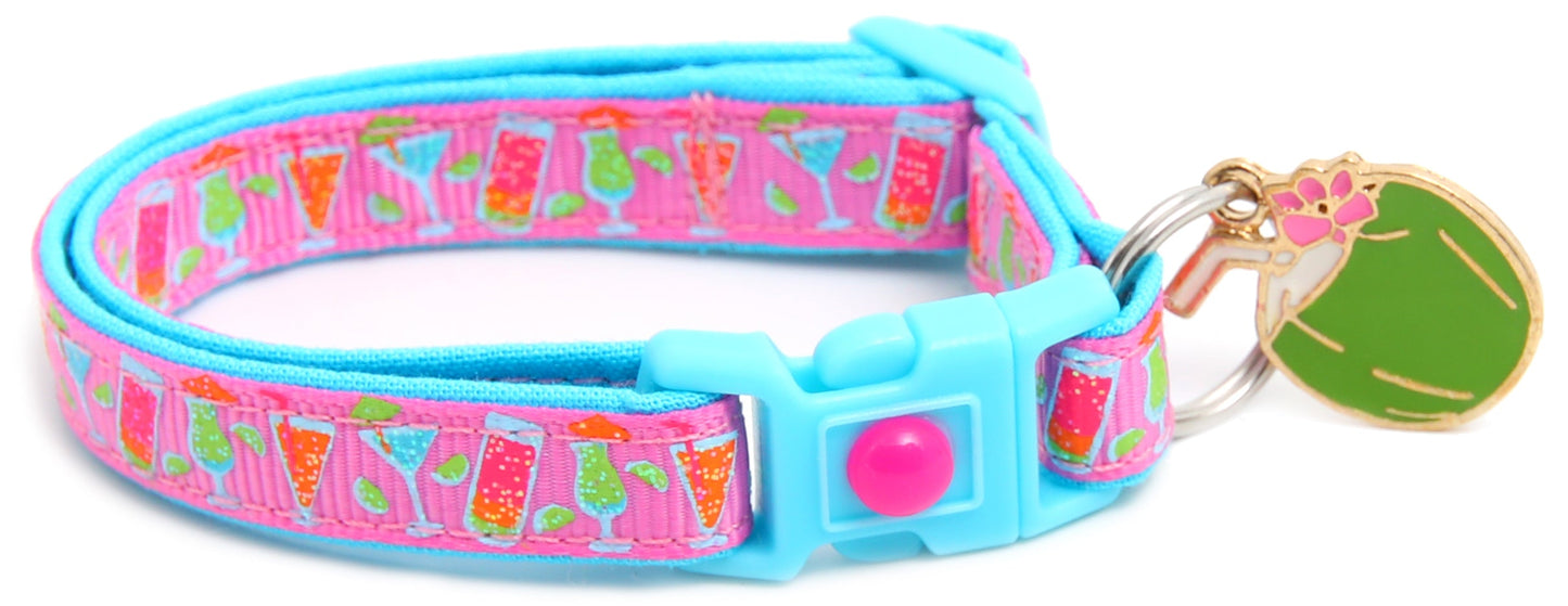 Tropical Cocktails Breakaway Cat Collar