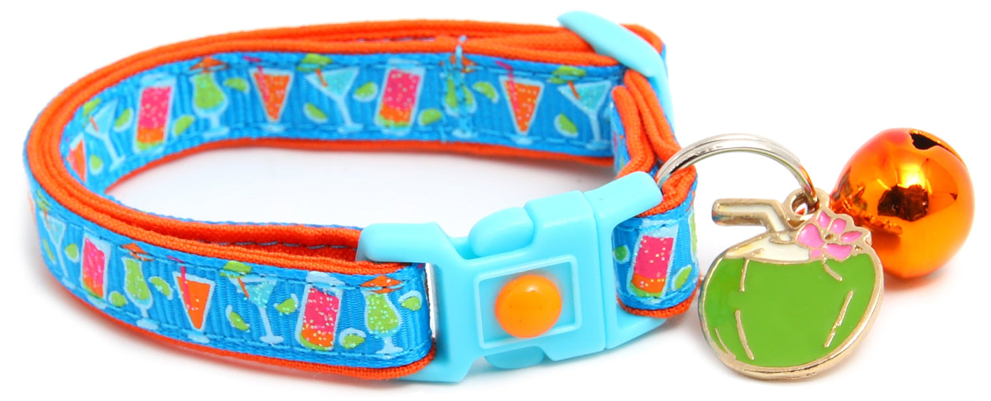 Tropical Cocktails Breakaway Cat Collar