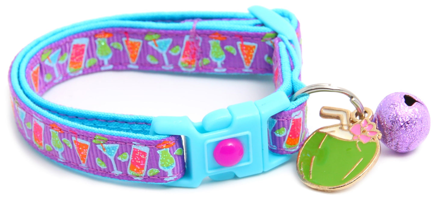 Tropical Cocktails Breakaway Cat Collar