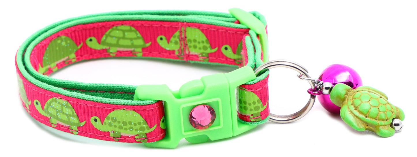 Turtle Breakaway Cat Collar