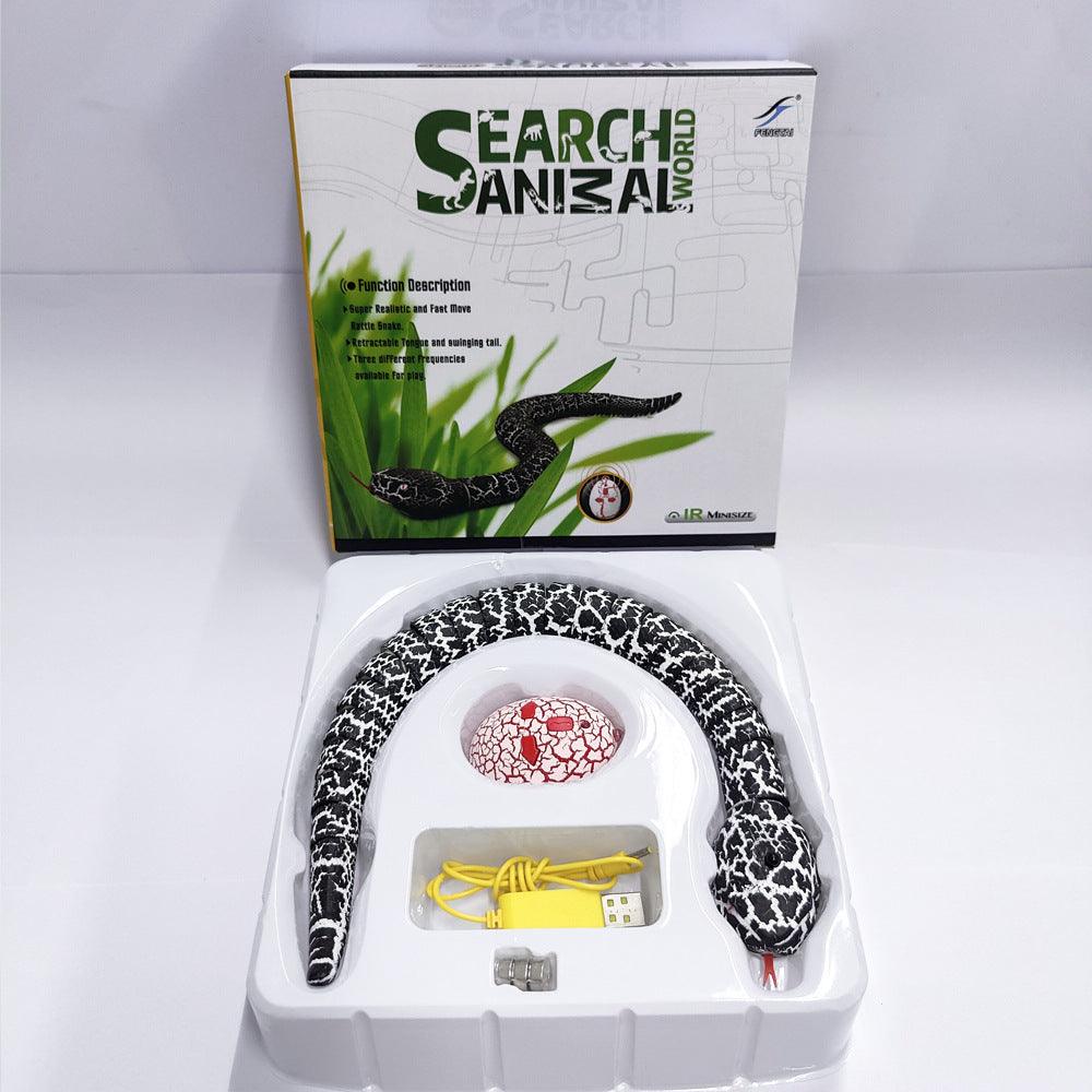Interactive Smart Sensing Snake Cat Toy - Usb Rechargeable And Self-Playing