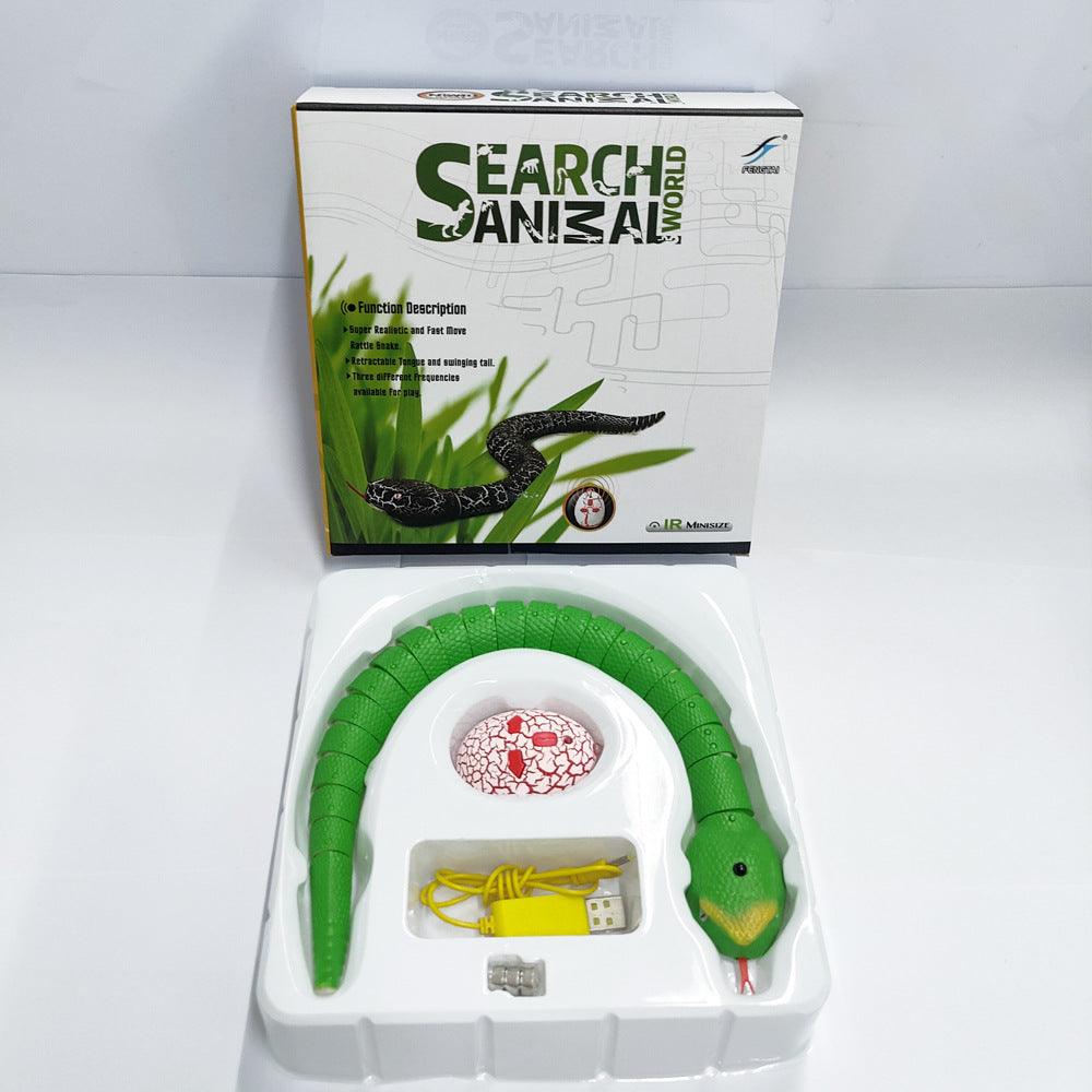 Interactive Smart Sensing Snake Cat Toy - Usb Rechargeable And Self-Playing