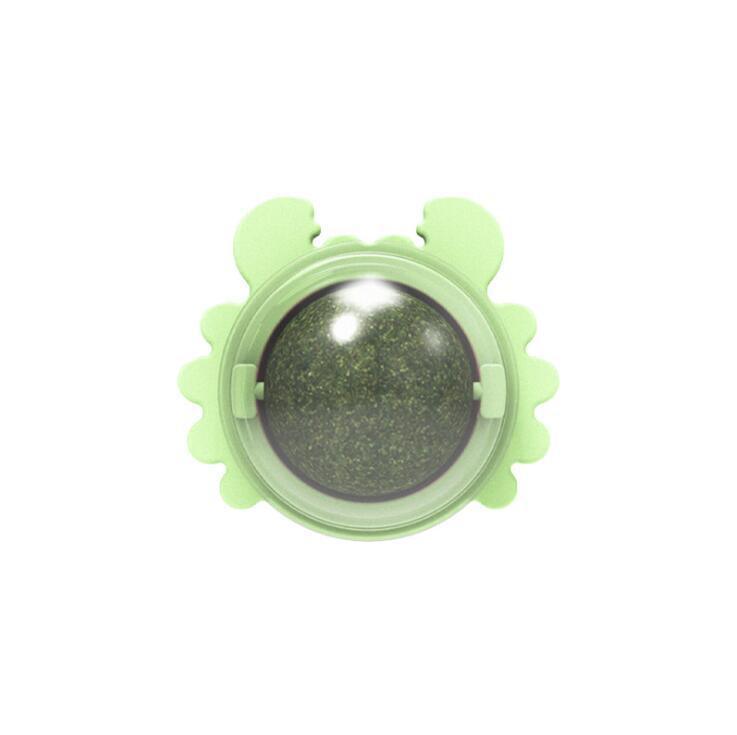 Crabnip Cat Toy: Interactive Spinning Ball For Playful Feline Molars