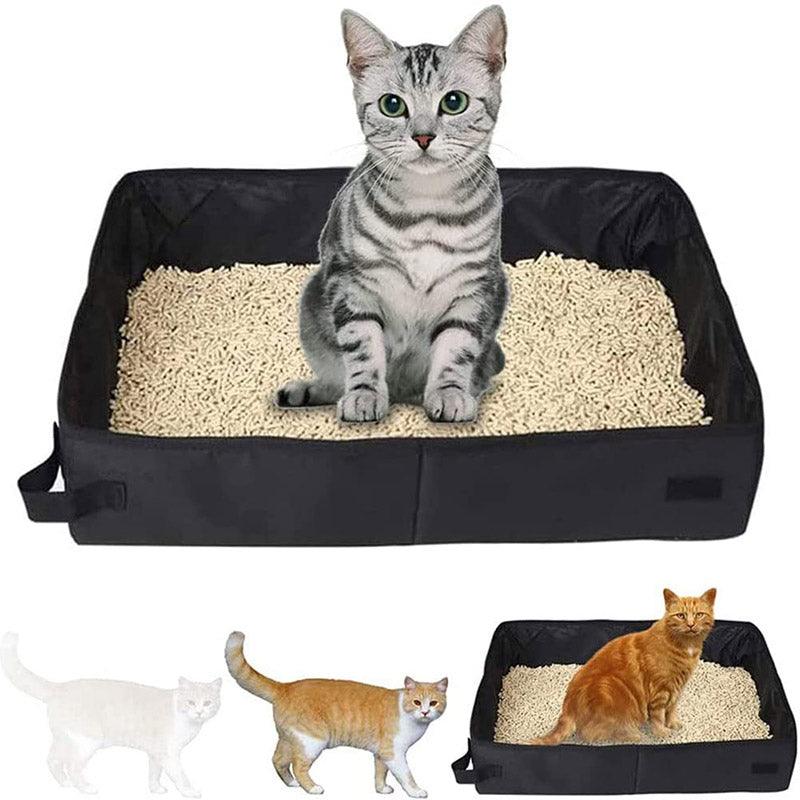 Foldable Portable Cat Litter Box: The Ultimate Travel Companion For Your Feline Friend