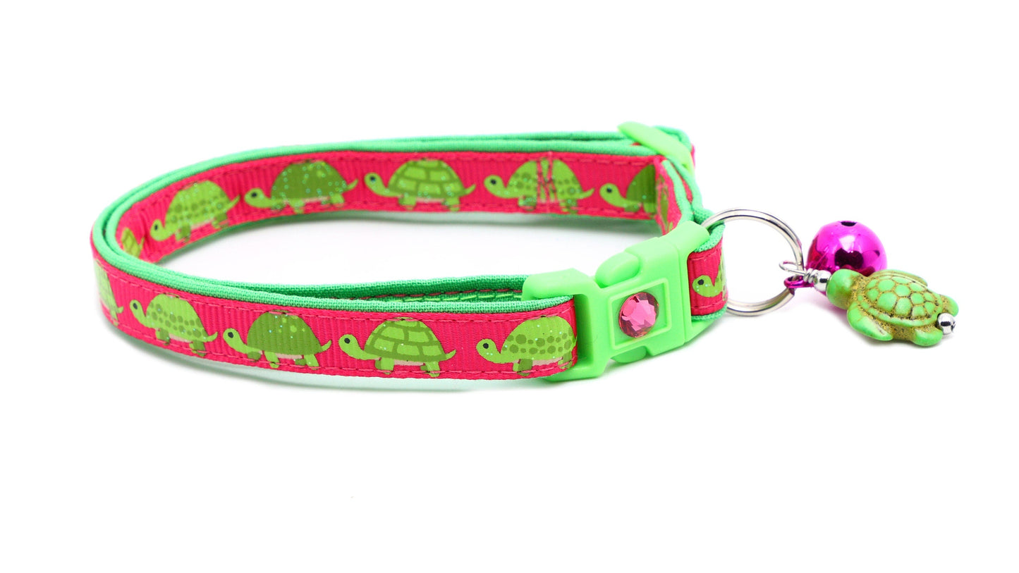 Turtle Breakaway Cat Collar