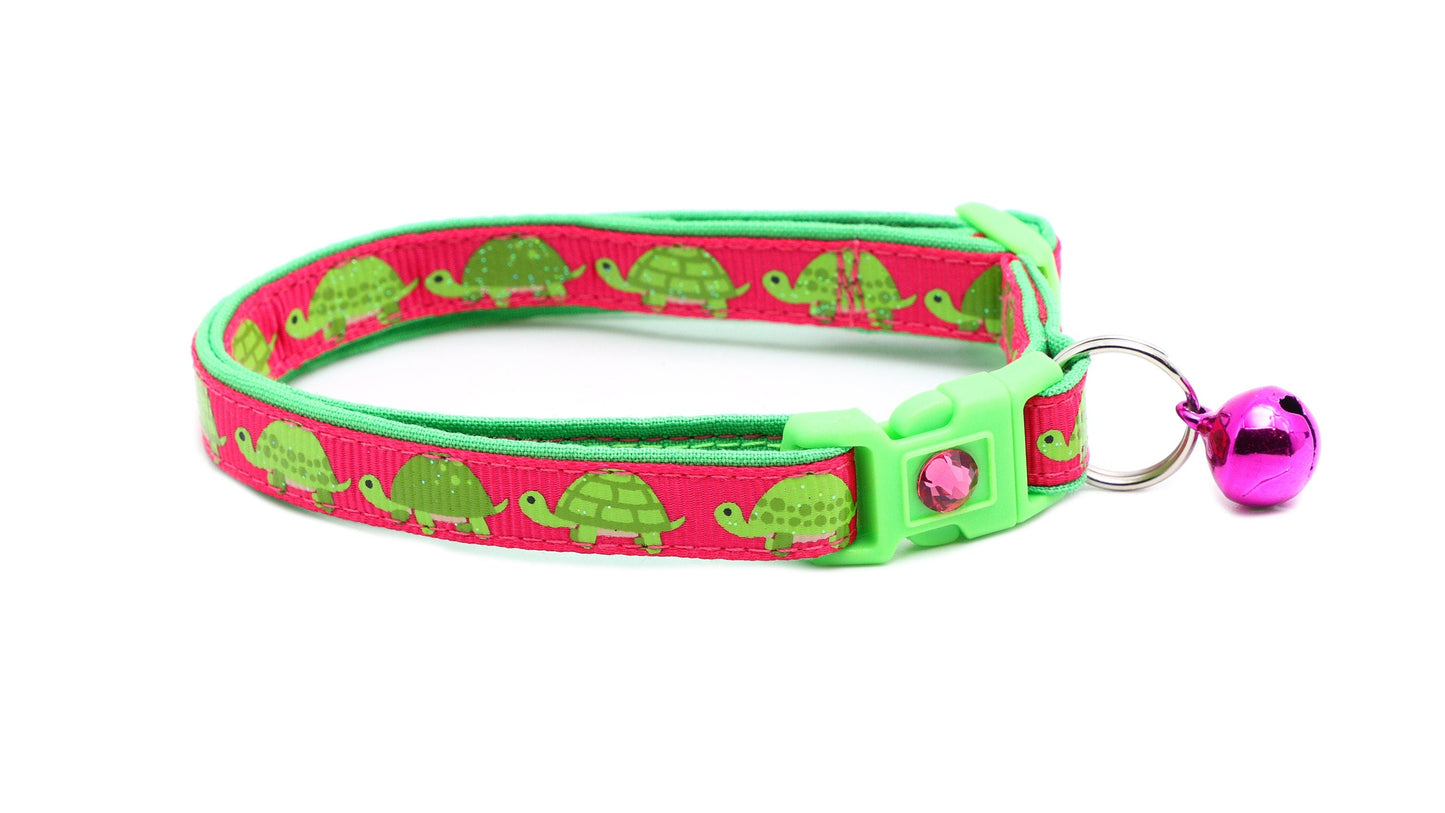 Turtle Breakaway Cat Collar