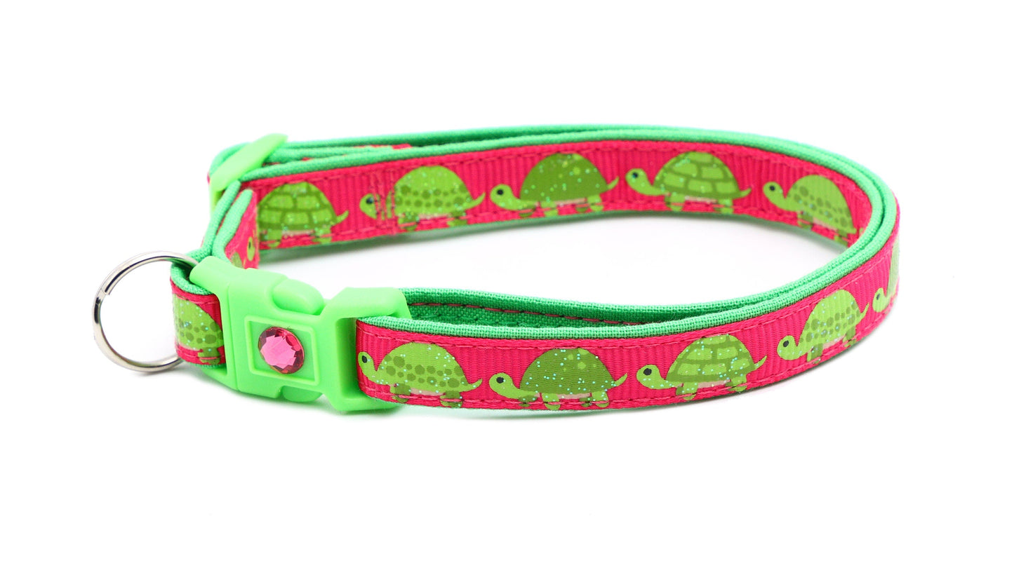 Turtle Breakaway Cat Collar